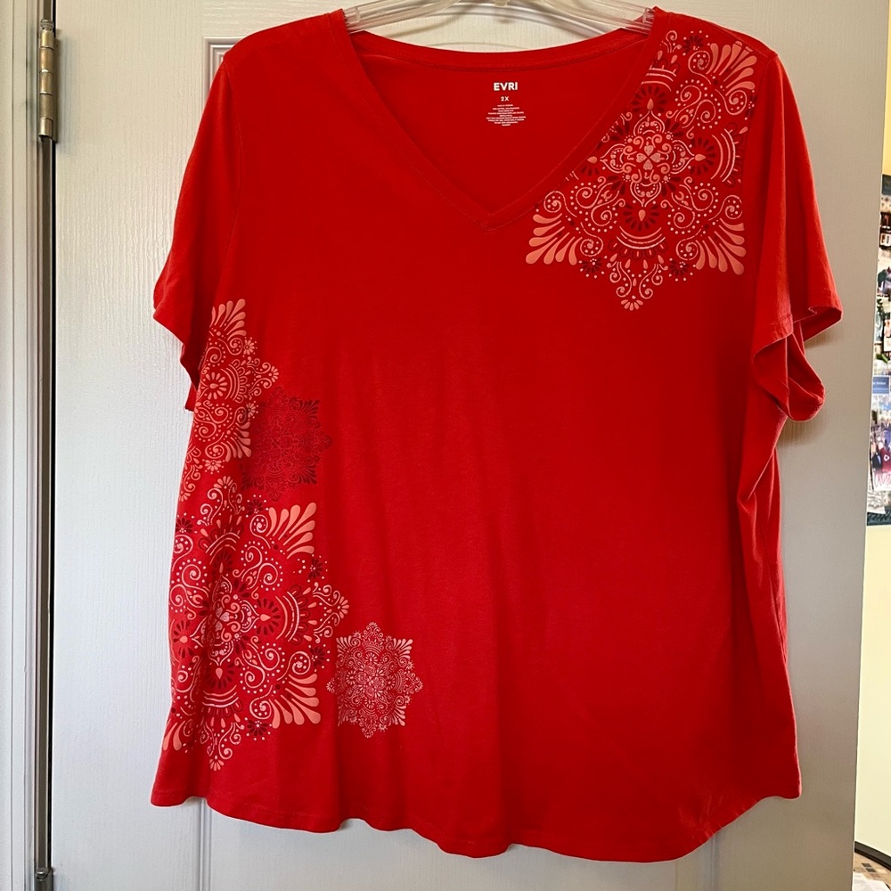 Evri orange t-shirt 2x